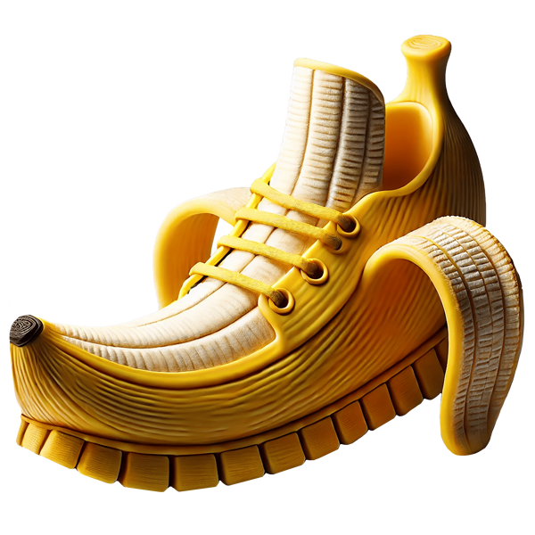 Banana shoes